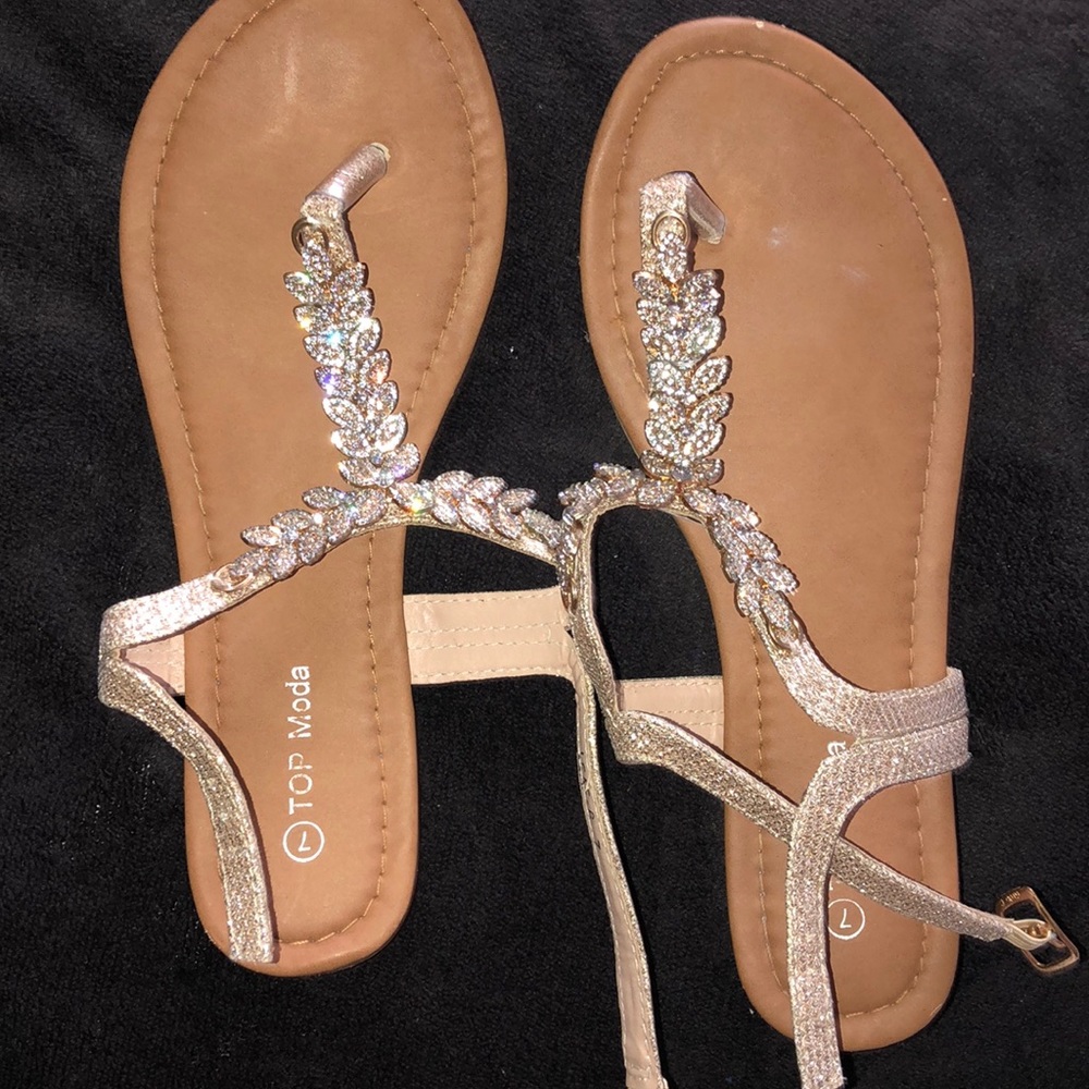 Sparkly sandals